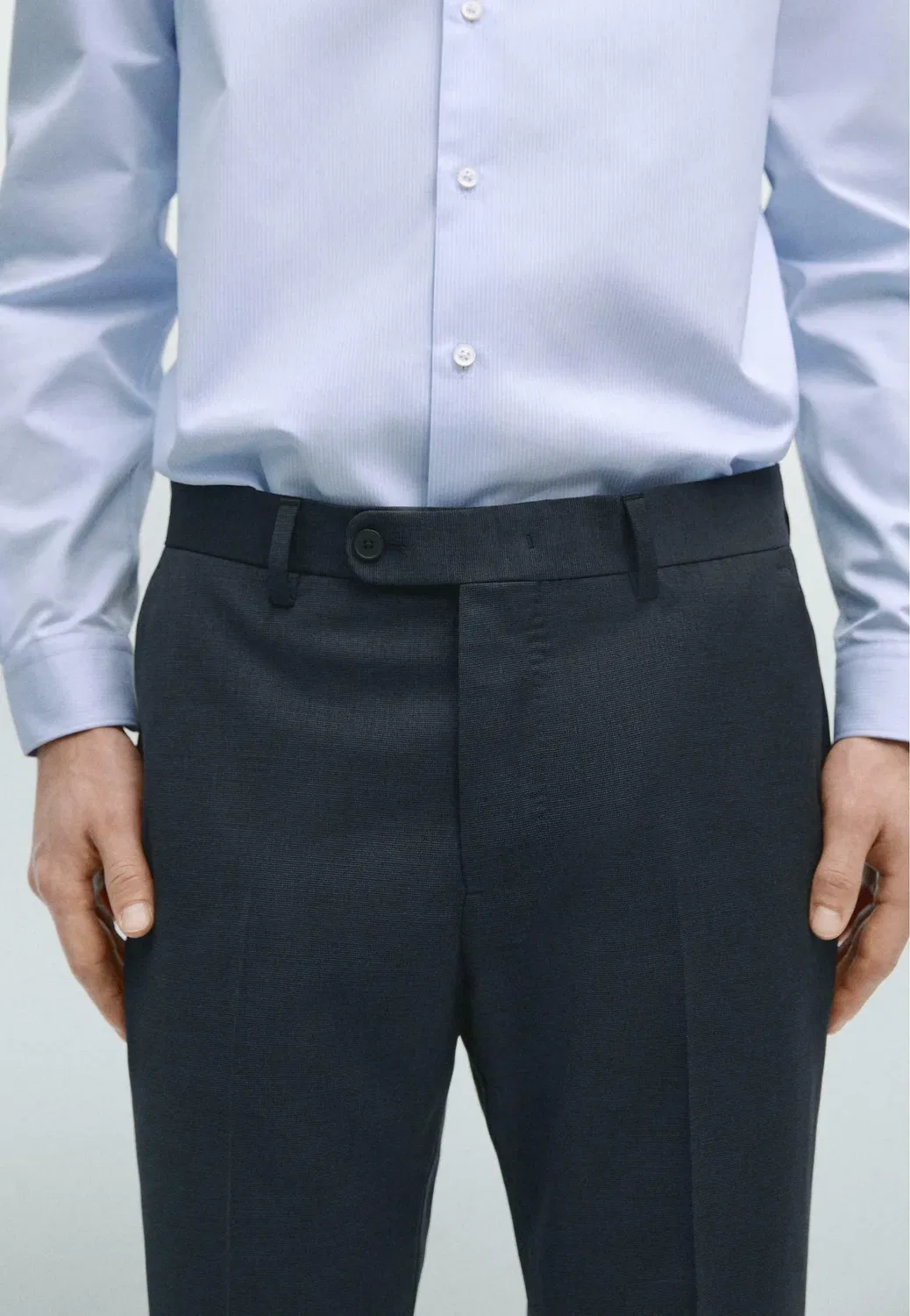 Брюки от костюма Massimo Dutti, Blue — фото 4