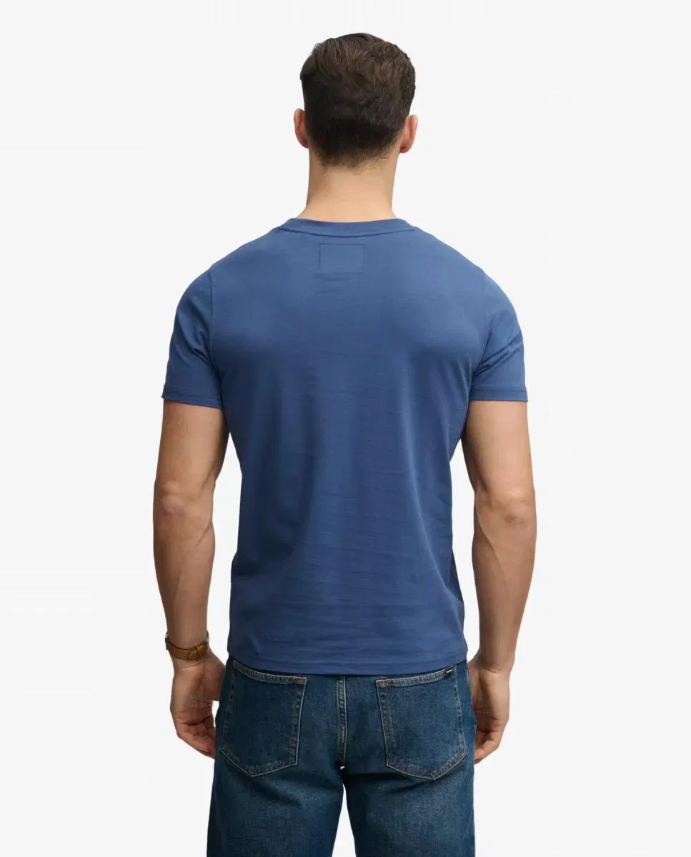 Мужская футболка с коротким рукавом Superdry, Azul — фото 2