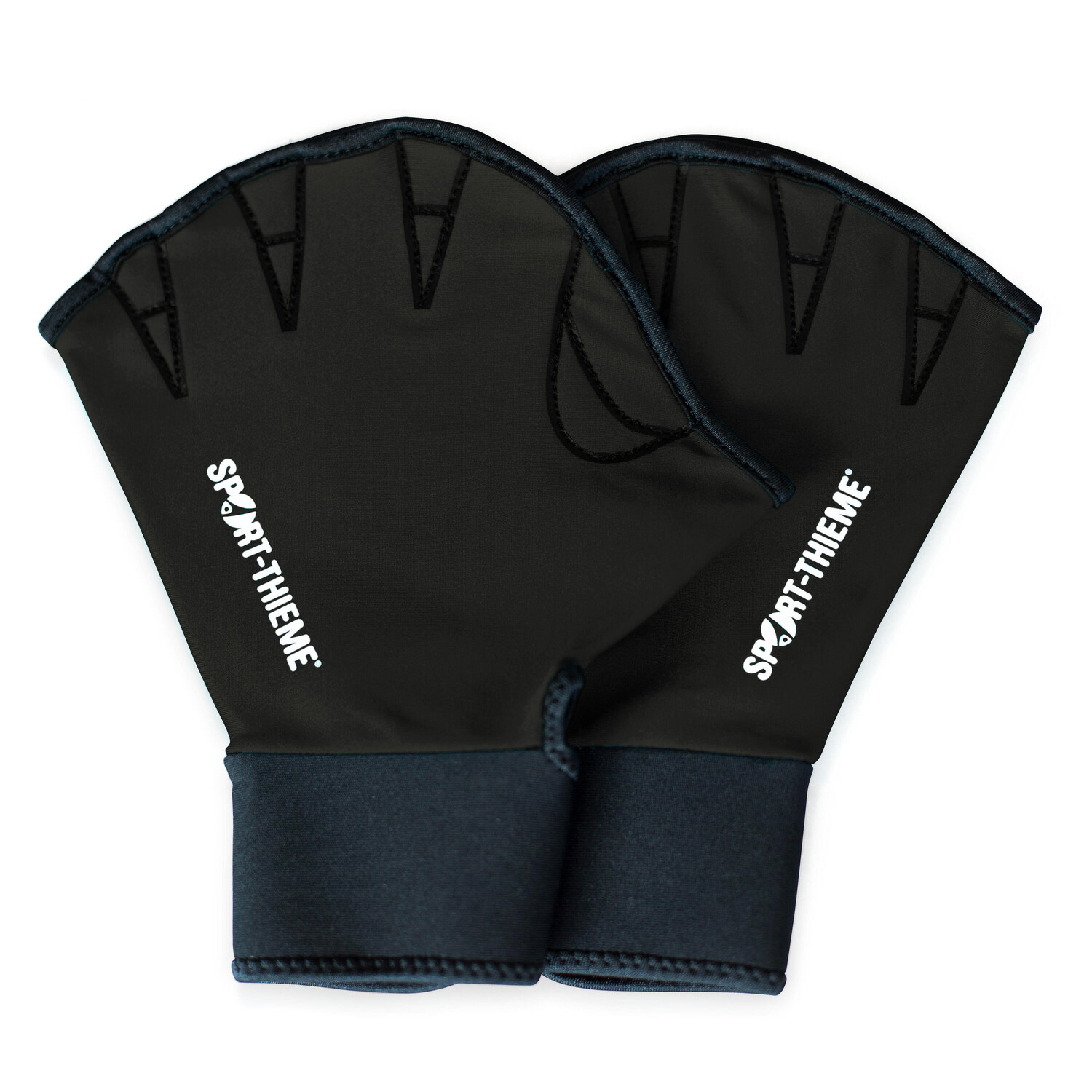 

Перчатки для аквафитнеса Sport-Thieme, открытые, S, 23,5x16,5 см, черные, черный