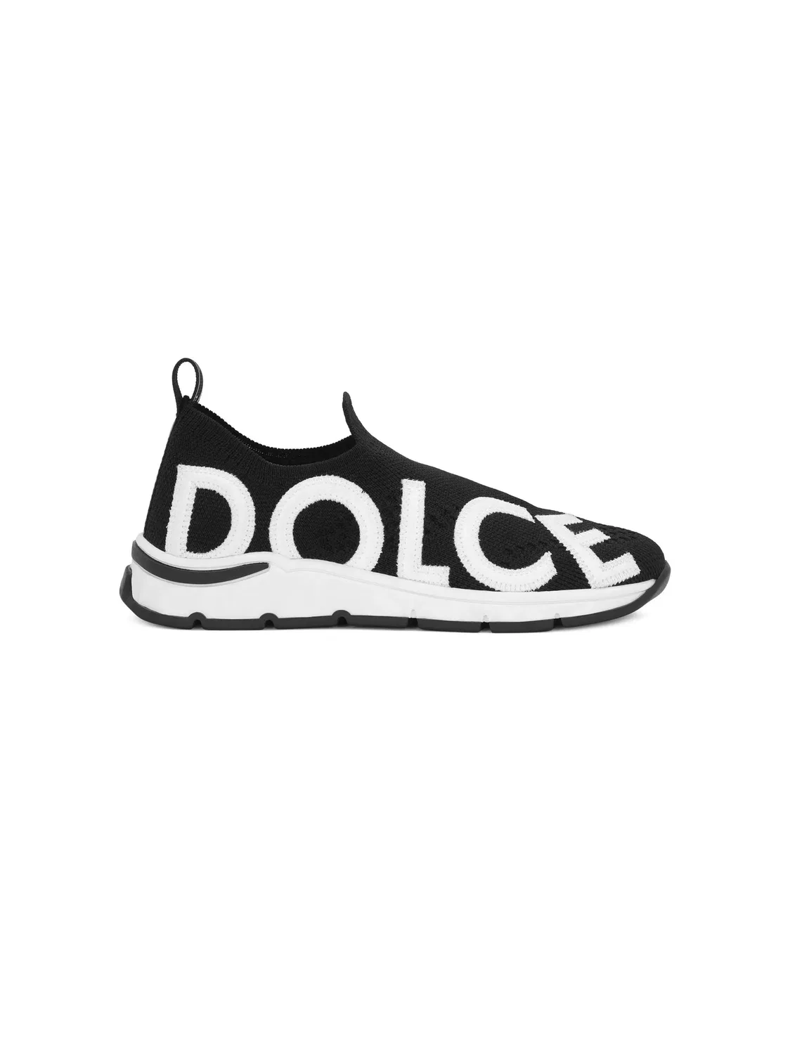Кроссовки из сетки с логотипом Dolce & Gabbana, черный — фото 3