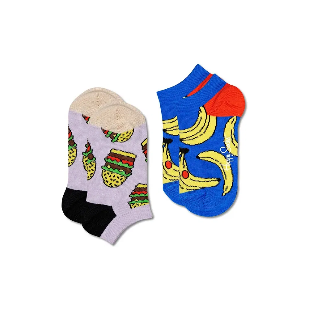 Носки Lunchtime Low 2 пары Happy Socks, синий