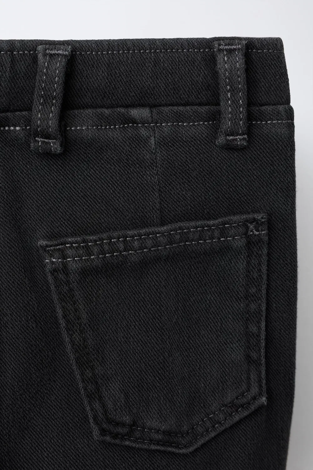 Джинсовые леггинсы ZARA, Black — фото 4