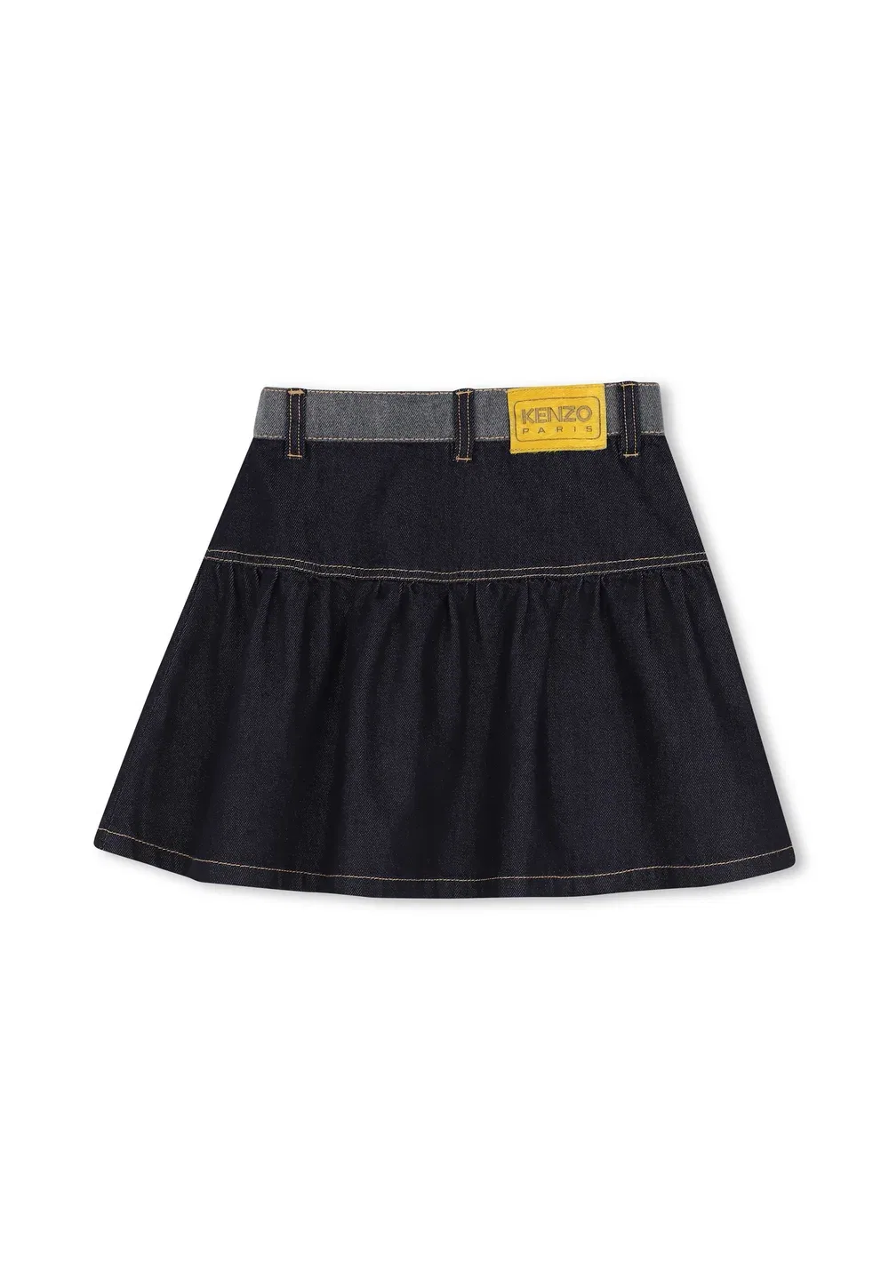 Jupe en denim - юбка А-силуэта Kenzo Kids, Denim Brut — фото 2