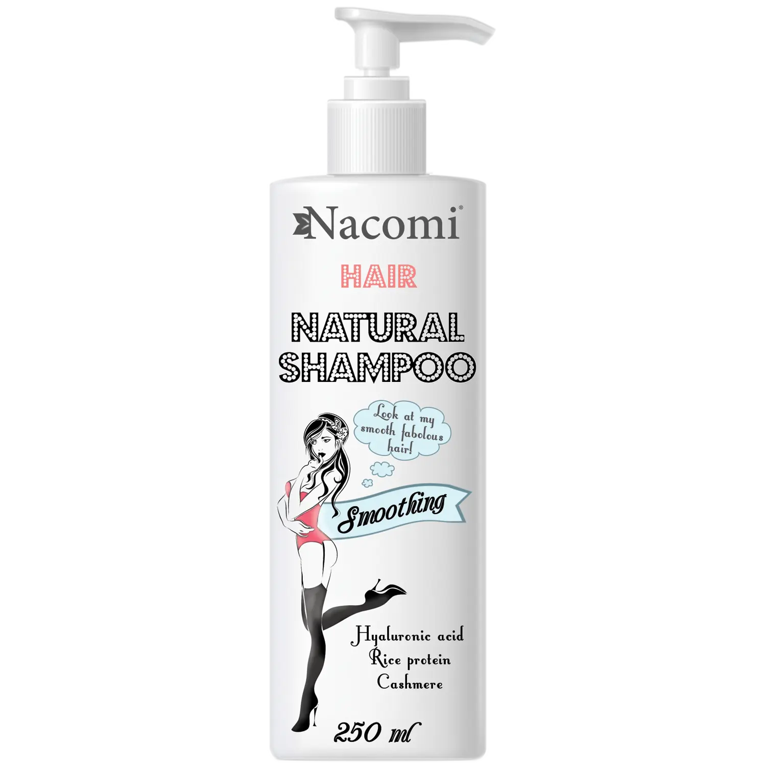 

Nacomi Hair разглаживающий и увлажняющий шампунь для волос, 250 мл