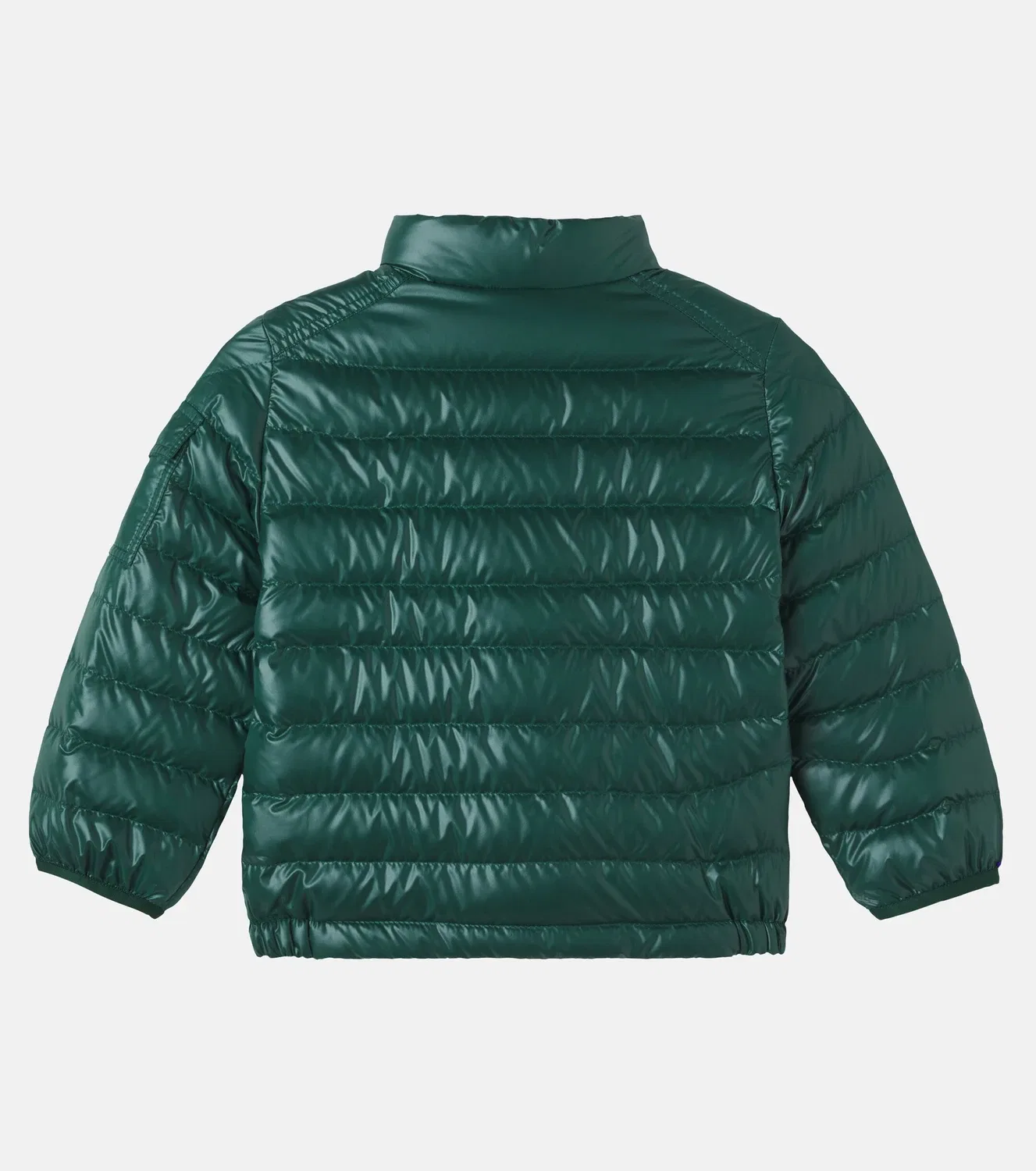 Пуховик Bengi Moncler Enfant, зеленый — фото 2