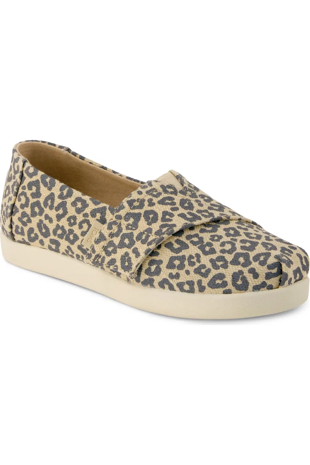 Детские кеды slip-on на плоской подошве Classic Alpargata TOMS, бежевый