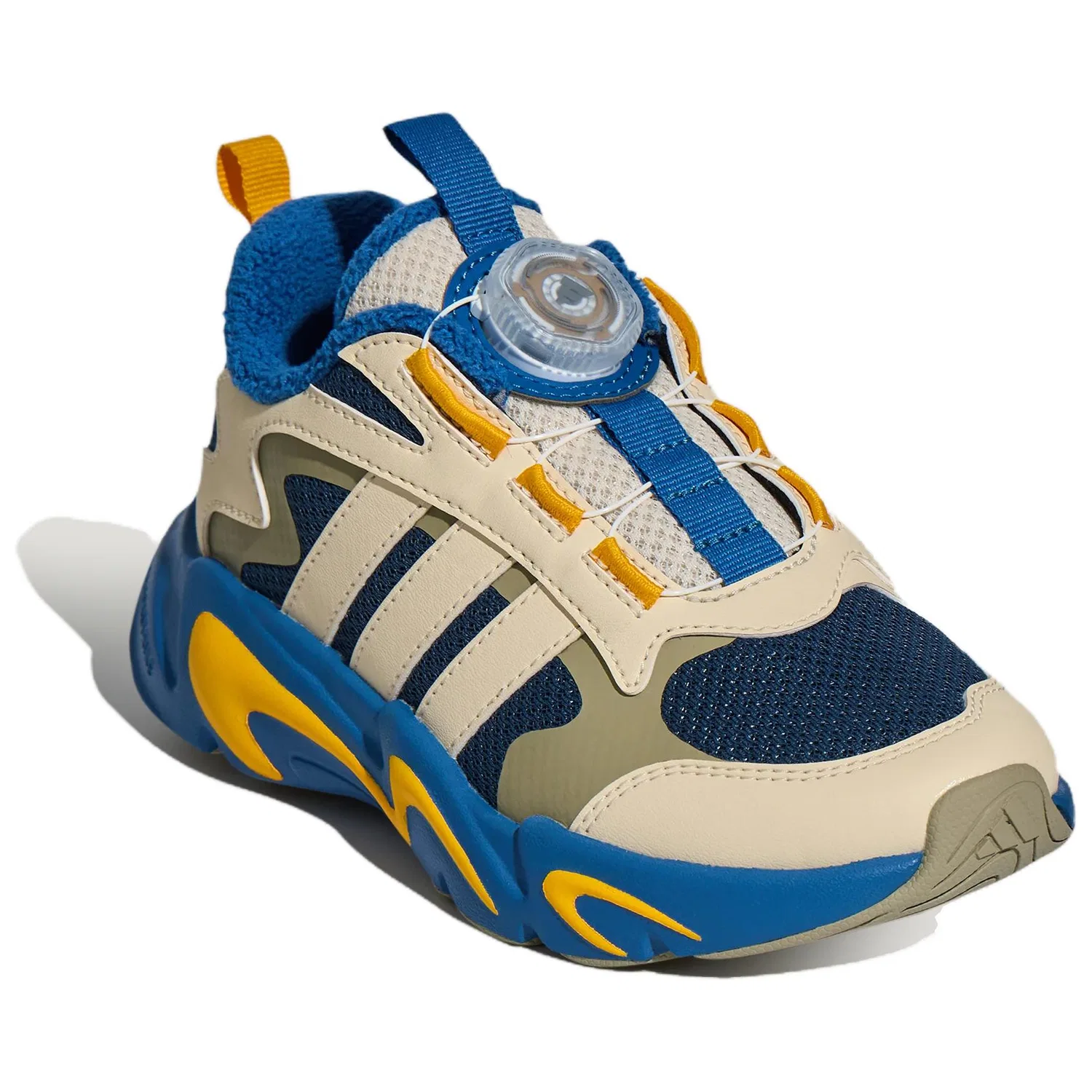 Детские кроссовки Adidas PLAYFLEX, Soft Ink Blue/Wonder White/Bright Gold — фото 4