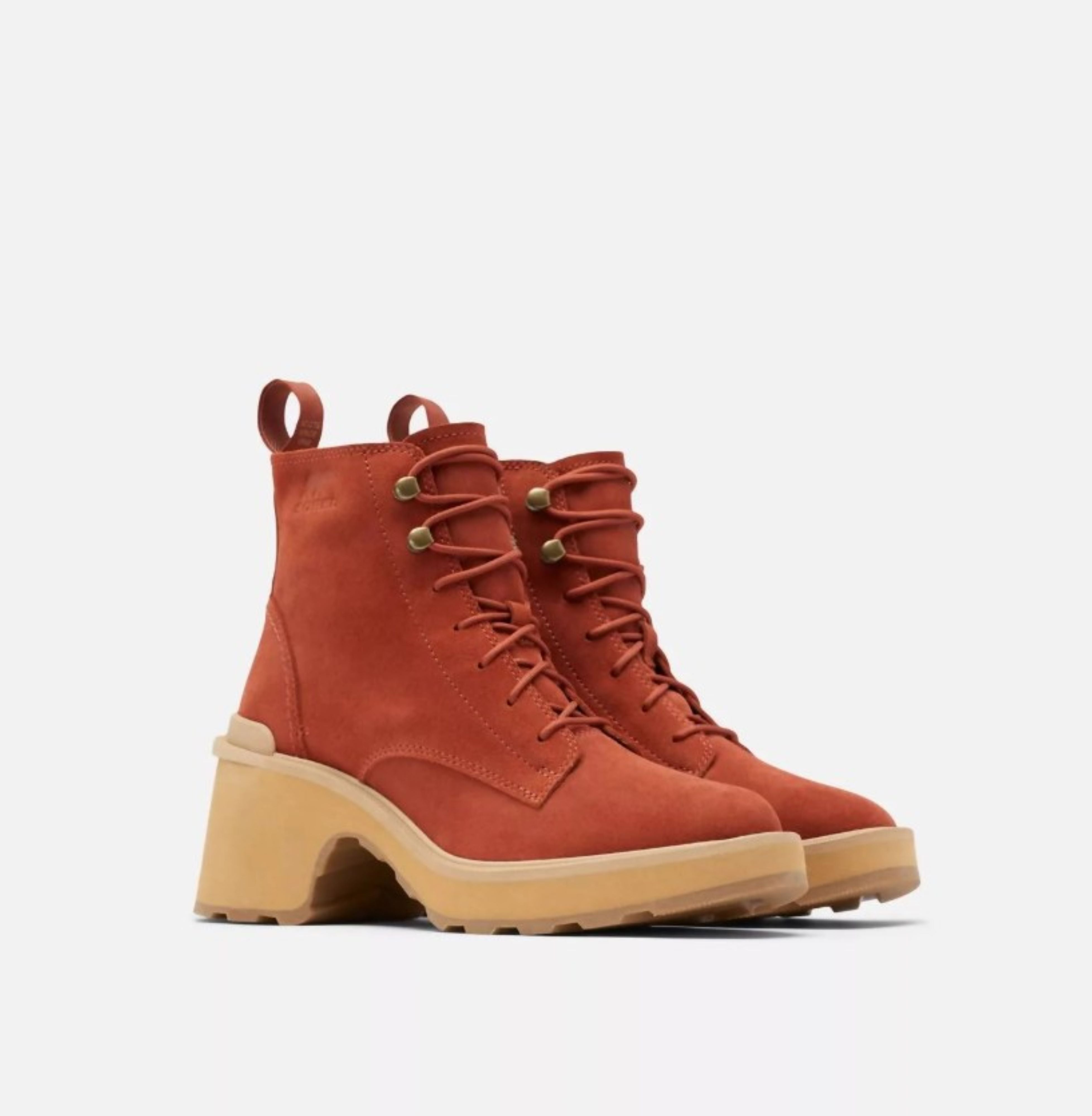 Sorel Hi-Line Heel Lace Женские ботинки, коричневый