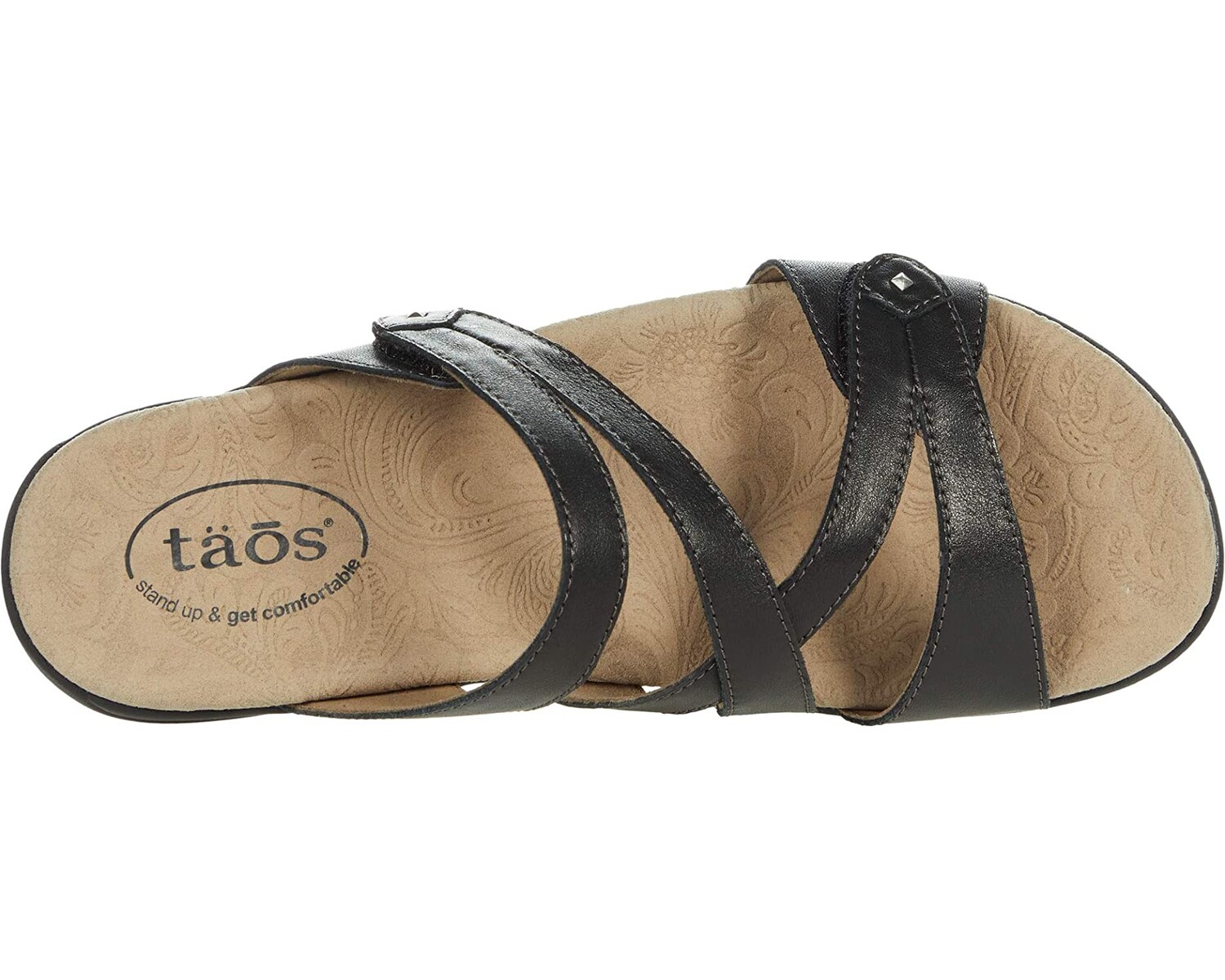 Сандалии Double U Taos Footwear, черный