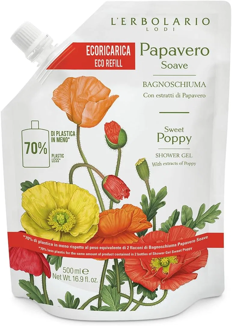 Пена для ванны L'Erbolario Papavero Soave 500 мл