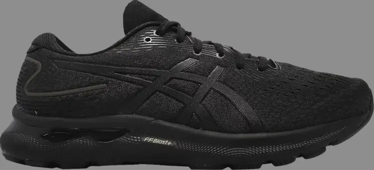 

Кроссовки gel nimbus 24 4e extra wide 'black reflective' Asics, черный