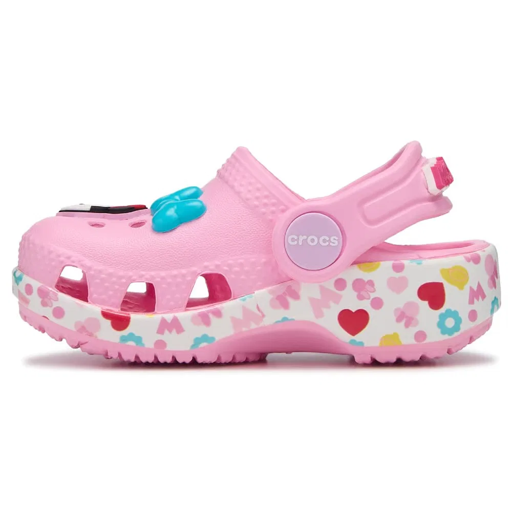 Детские классические сабо Minnie Mouse Crocs, Pink Minnie Multi — фото 3