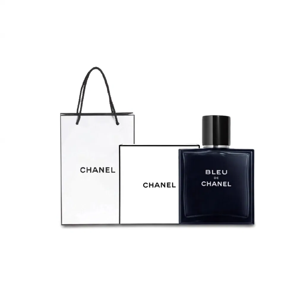Мужской парфюмерный набор с сумкой и подарочным пакетом, древесный, 50 мл, CHANEL