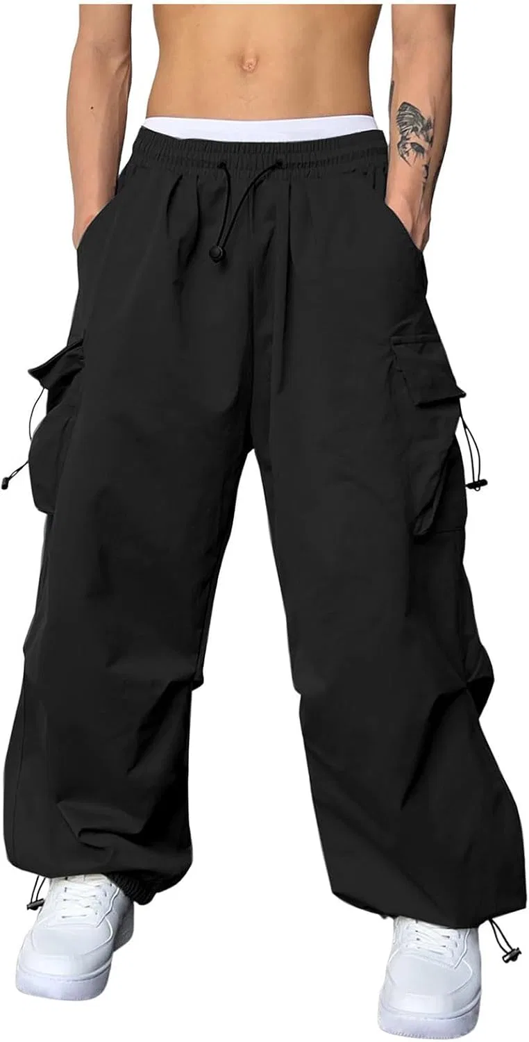 Джинсы Baggy Cargo, Black