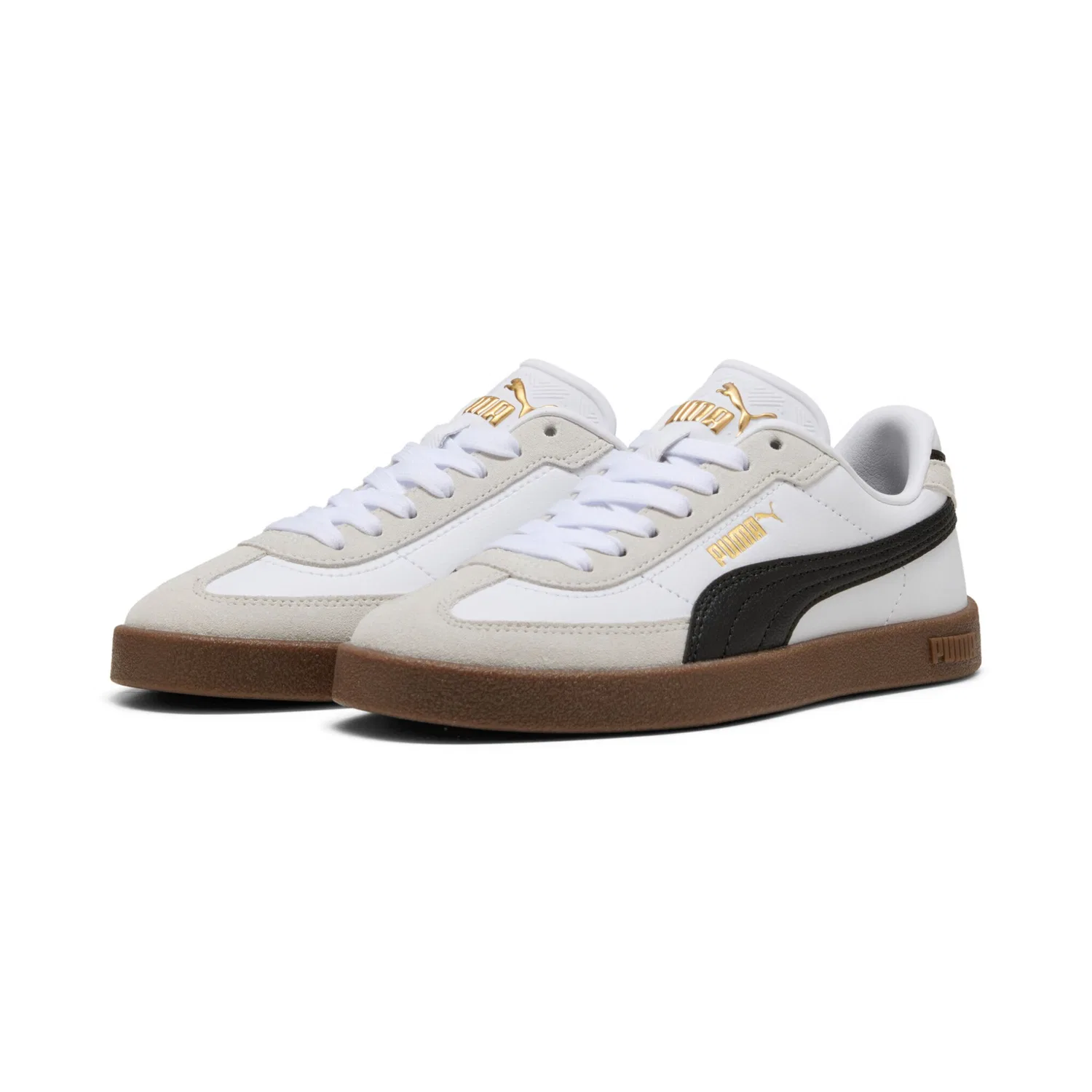 Детские кроссовки с низким профилем PUMA Club II Era JR, PUMA White-PUMA Black