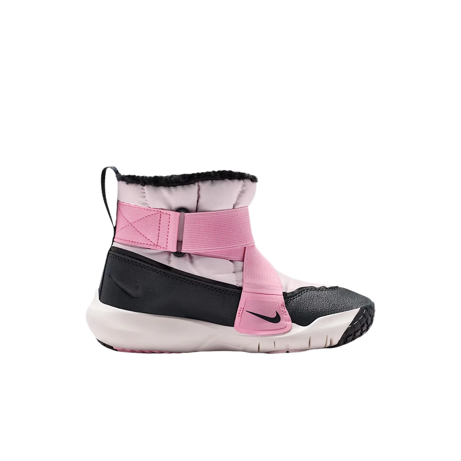 Nike Детские термоботинки Flex Advance Fabric Pearl Powder/Medium Soft Pink/Black/Coal Black — фото 3