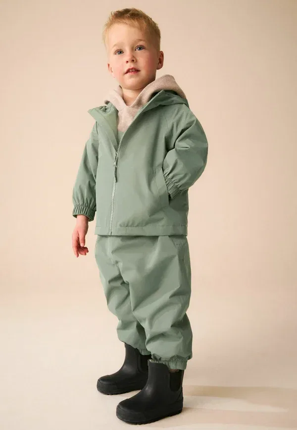 Куртка водонепроницаемая Regular fit Next, Khaki Green, зеленый/хаки