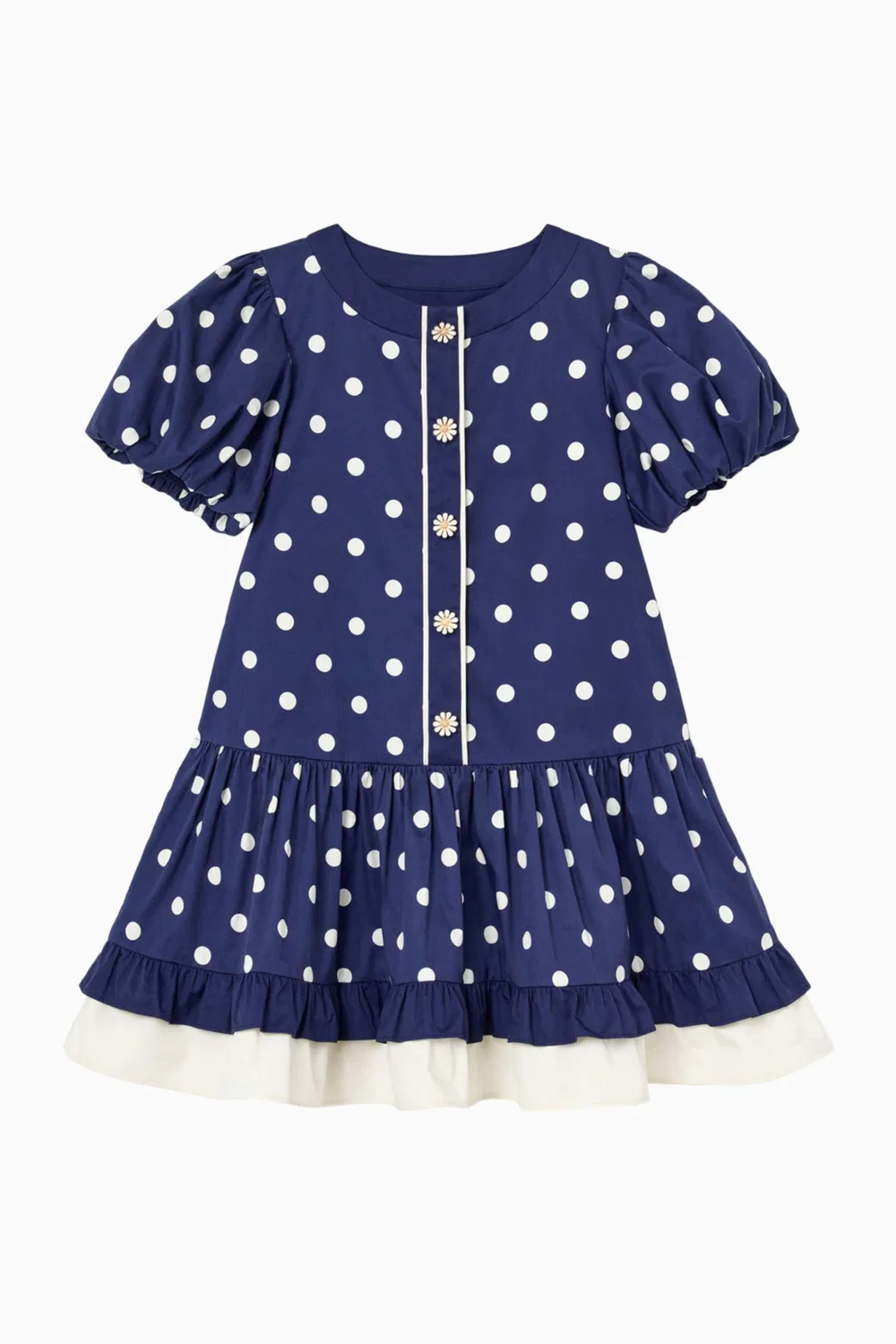 Платье с принтом в горошек Polka Dot Dress Self Portrait
