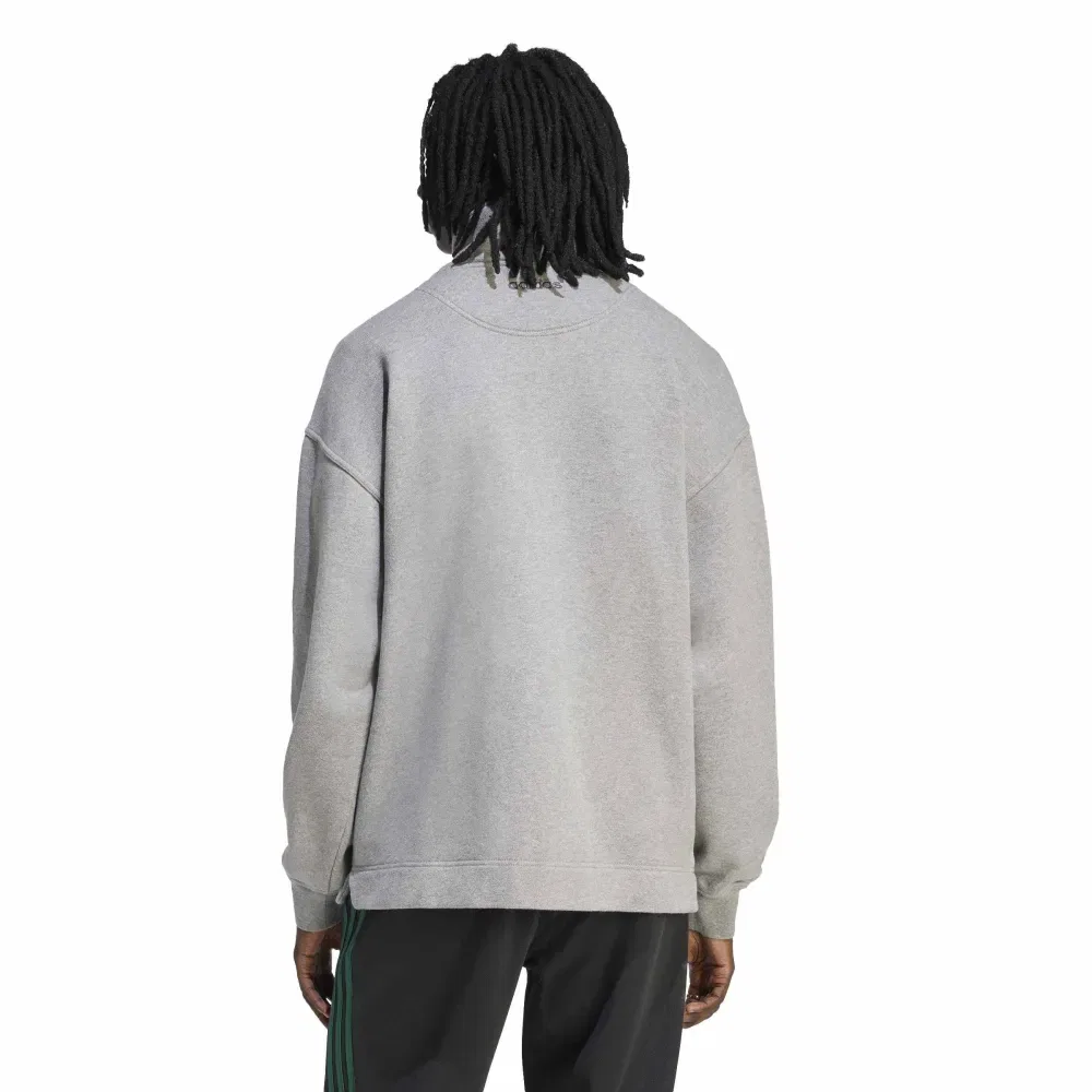 Худи Adidas Originals 90s Alternative Sport Graphic Fleece, серый — фото 2
