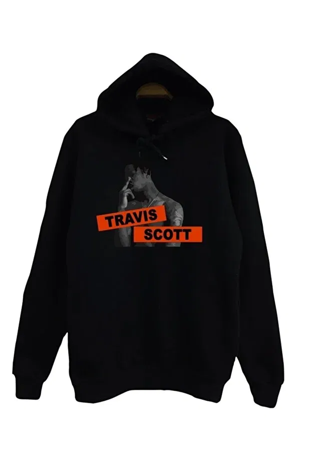 Детские свитшот для девочек с принтом Travis Scott Astroworld Fame-Stoned, Black