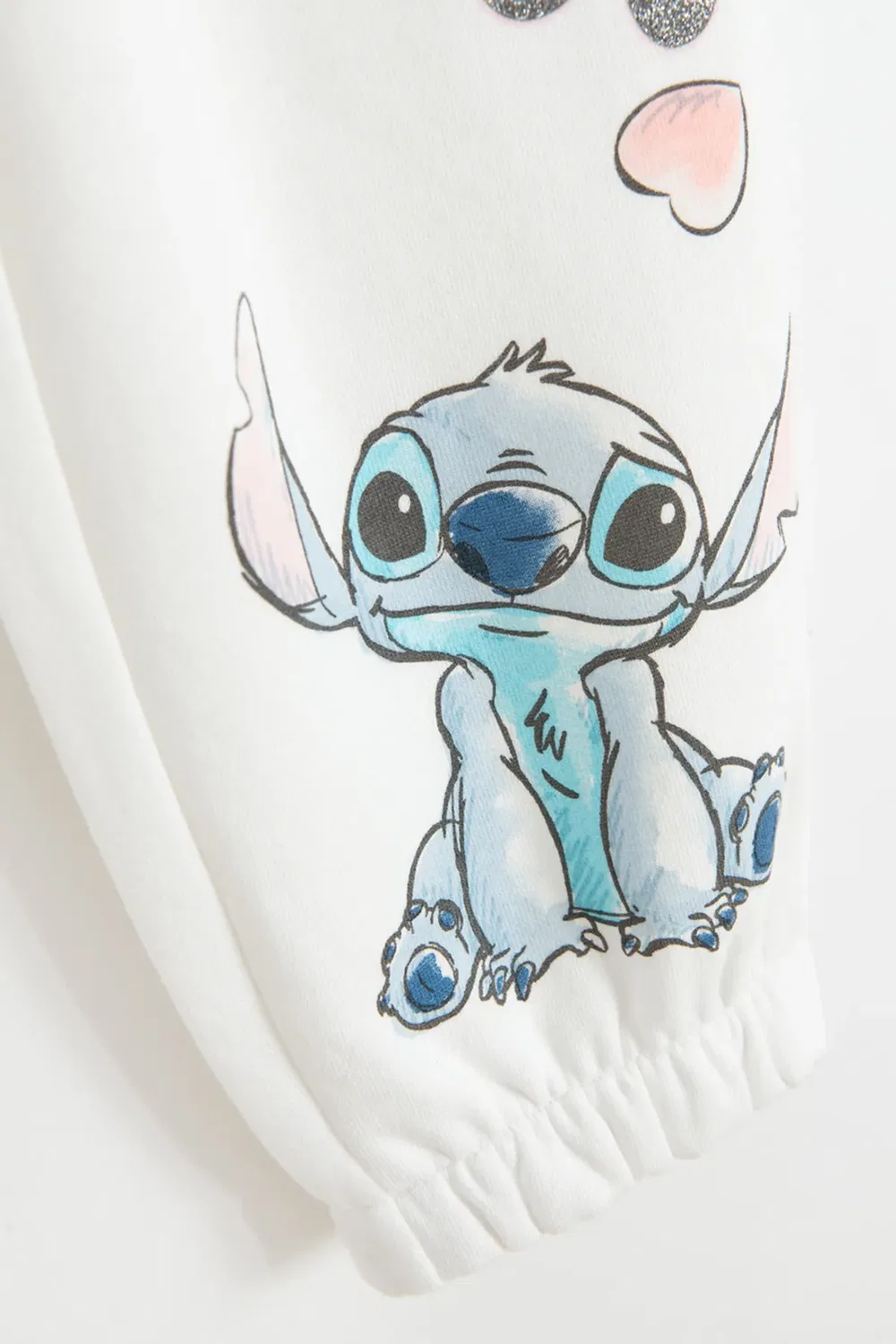 Детские джоггеры с принтом Lilo and Stitch Cool Club, White — фото 4