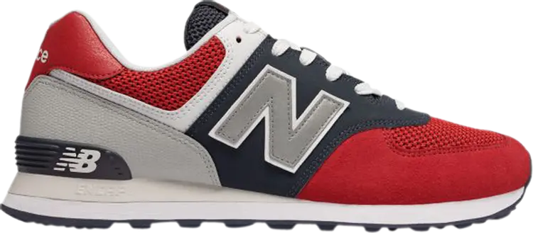 

Кроссовки New Balance 574 Pebbled Sport 'Team Red', красный