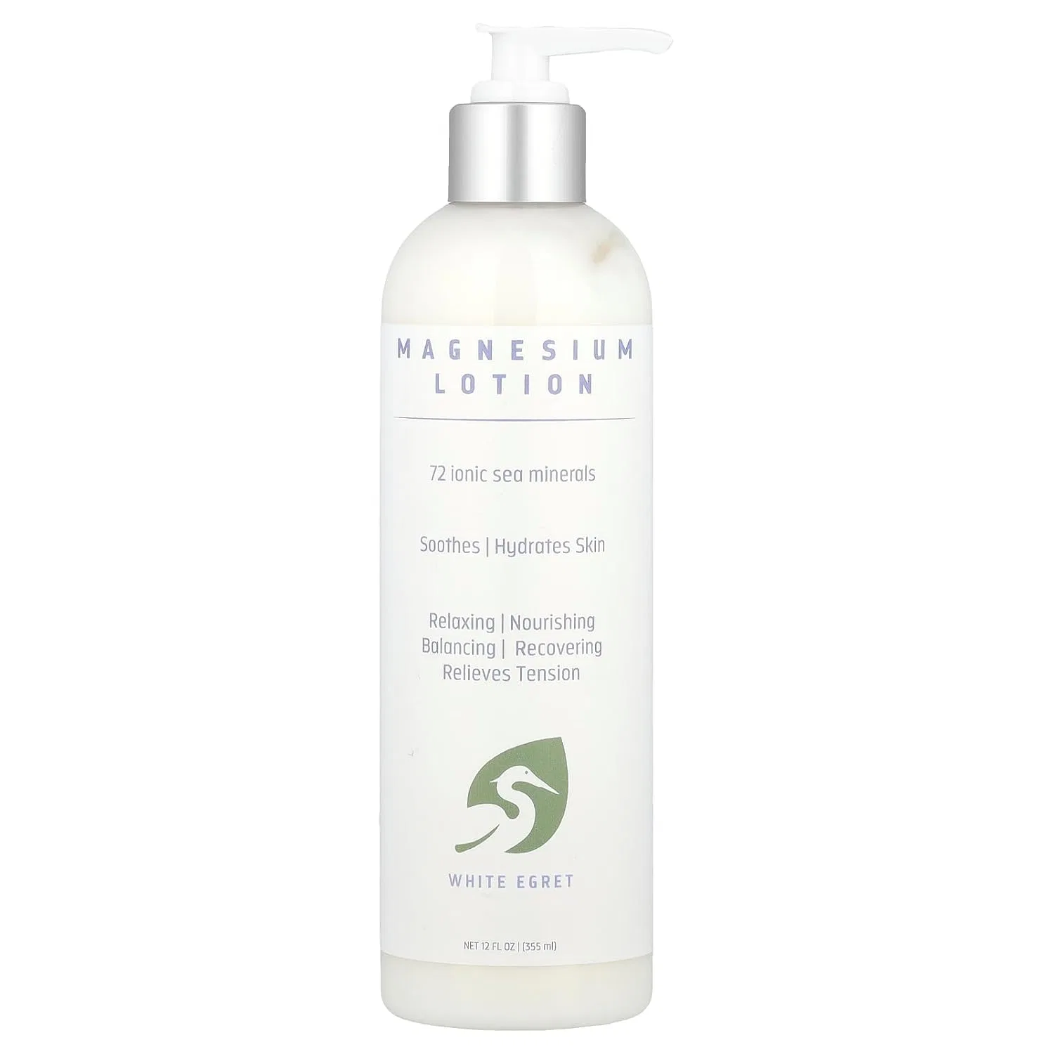 Лосьон для тела Magnesium Lotion, White Egret, 354.88 мл