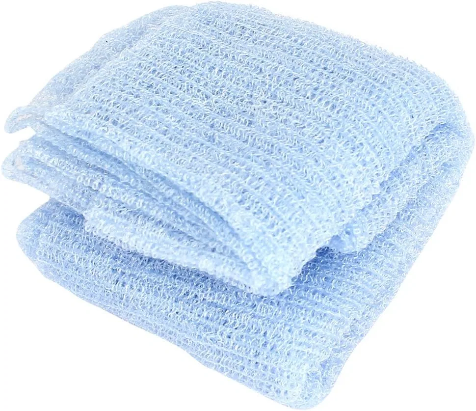Мочалка для душа Nylon-Mesh, Ruilogod, 110x30 см, Синий