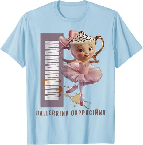 

Футболка Cappuccina Ballerina Gen Z, голубой