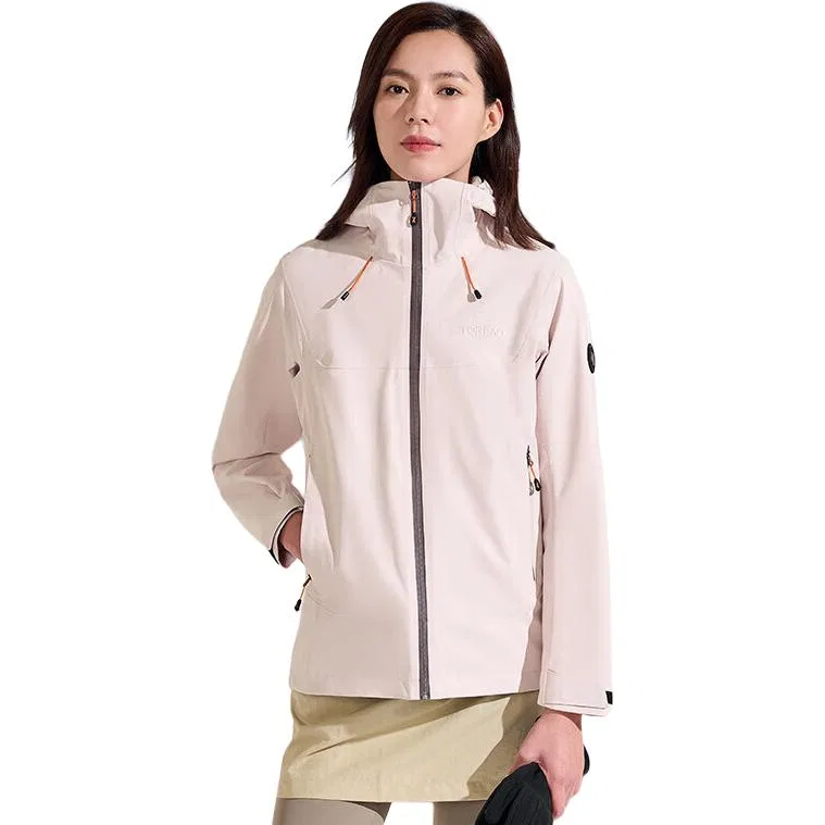 Детский ветрозащитный плащ с капюшоном Unisex Crystal Pink TOREAD, Crystal Pink — фото 3