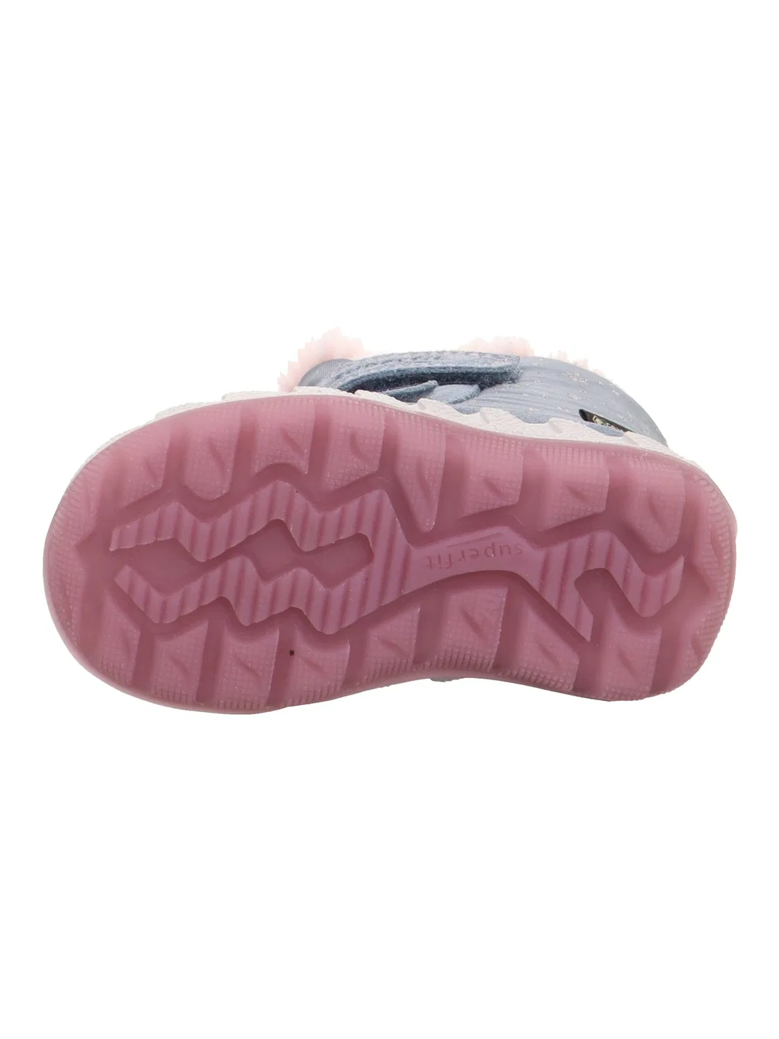 Детские сапоги для девочек с принтом Icebird Gore-tex Warm Padding Superfit, Blue Pink 8010 — фото 4