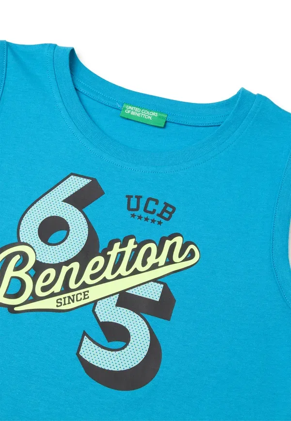 Топ United Colors Of Benetton, синий — фото 3
