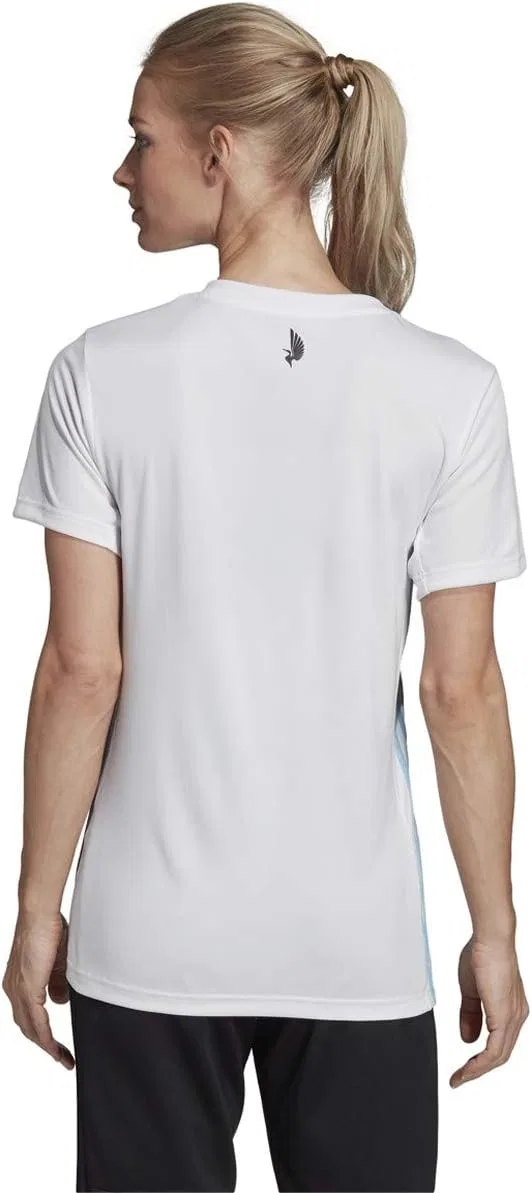 Женская футболка Minnesota United away jersey adidas, White/Zenith — фото 2