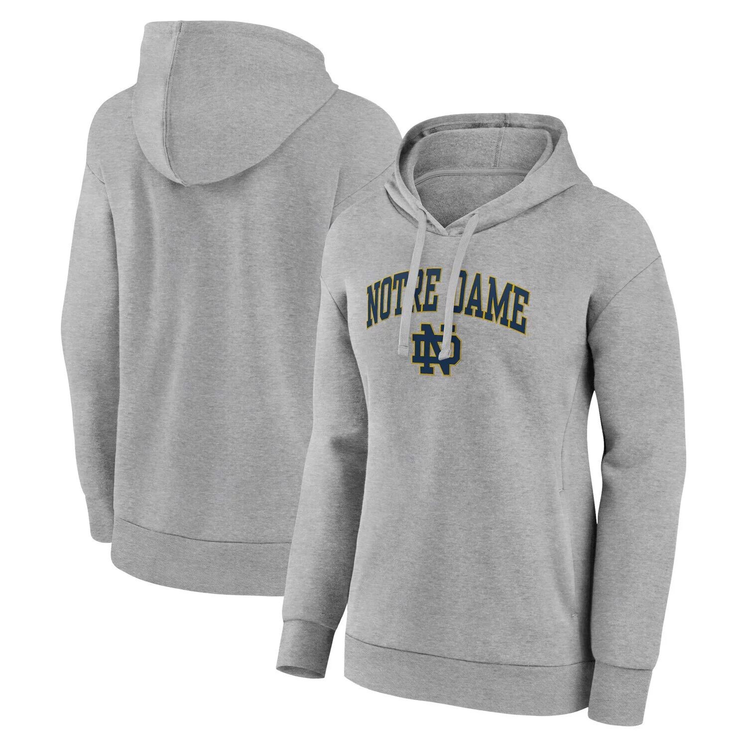 

Женский пуловер с капюшоном Fanatics цвета Хизер серого цвета Notre Dame Fighting Irish Evergreen Campus Fanatics, Серый, Женский пуловер с капюшоном Fanatics цвета Хизер серого цвета Notre Dame Fighting Irish Evergreen Campus Fanatics