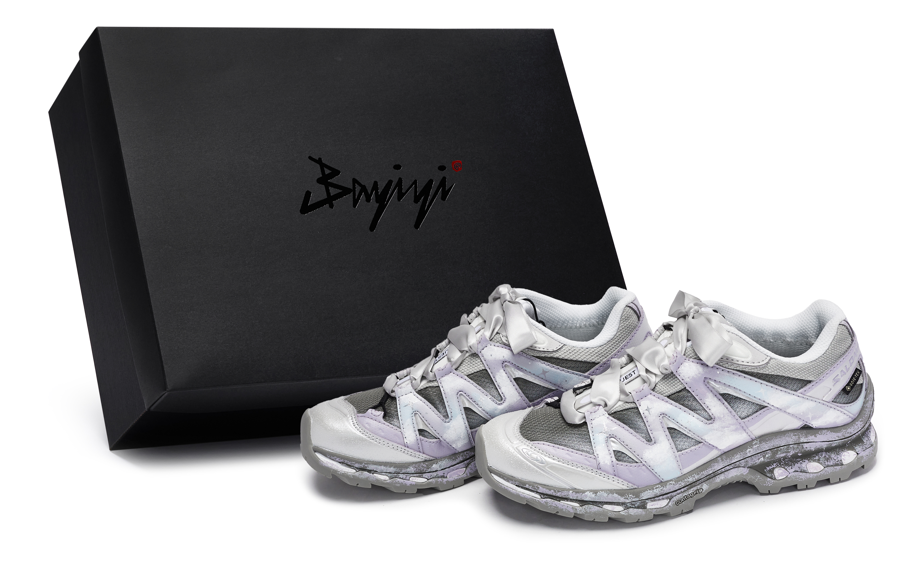 

SALOMON Туристические и походные ботинки XT Quest Unisex низкие Silver/Purple/Gray