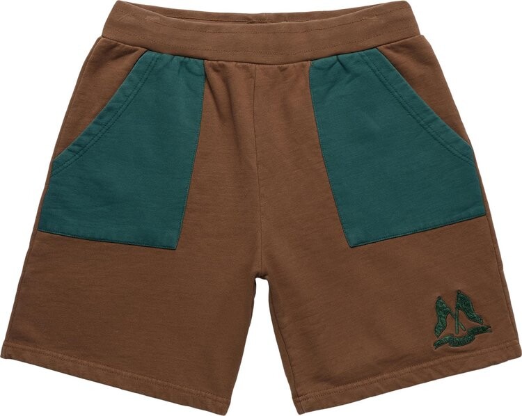 

Спортивные шорты Market Color Block Sweatshorts 'Milk Chocolate', коричневый