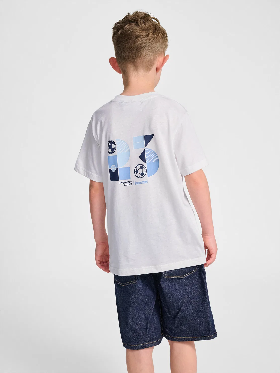 Детская футболка с графическим принтом Hmljr Graphic Hummel, Weiss — фото 3