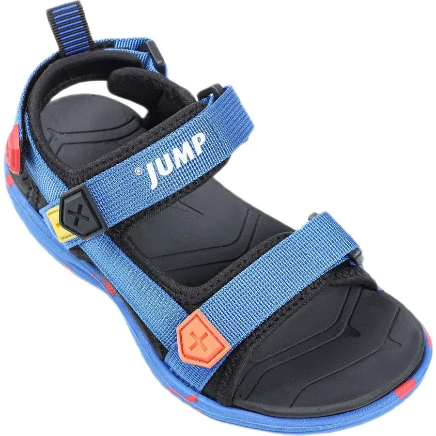 Детские спортивные сандалии с анатомической стелькой Orthopedix Outdoor 30071 Jump, Черный — фото 4