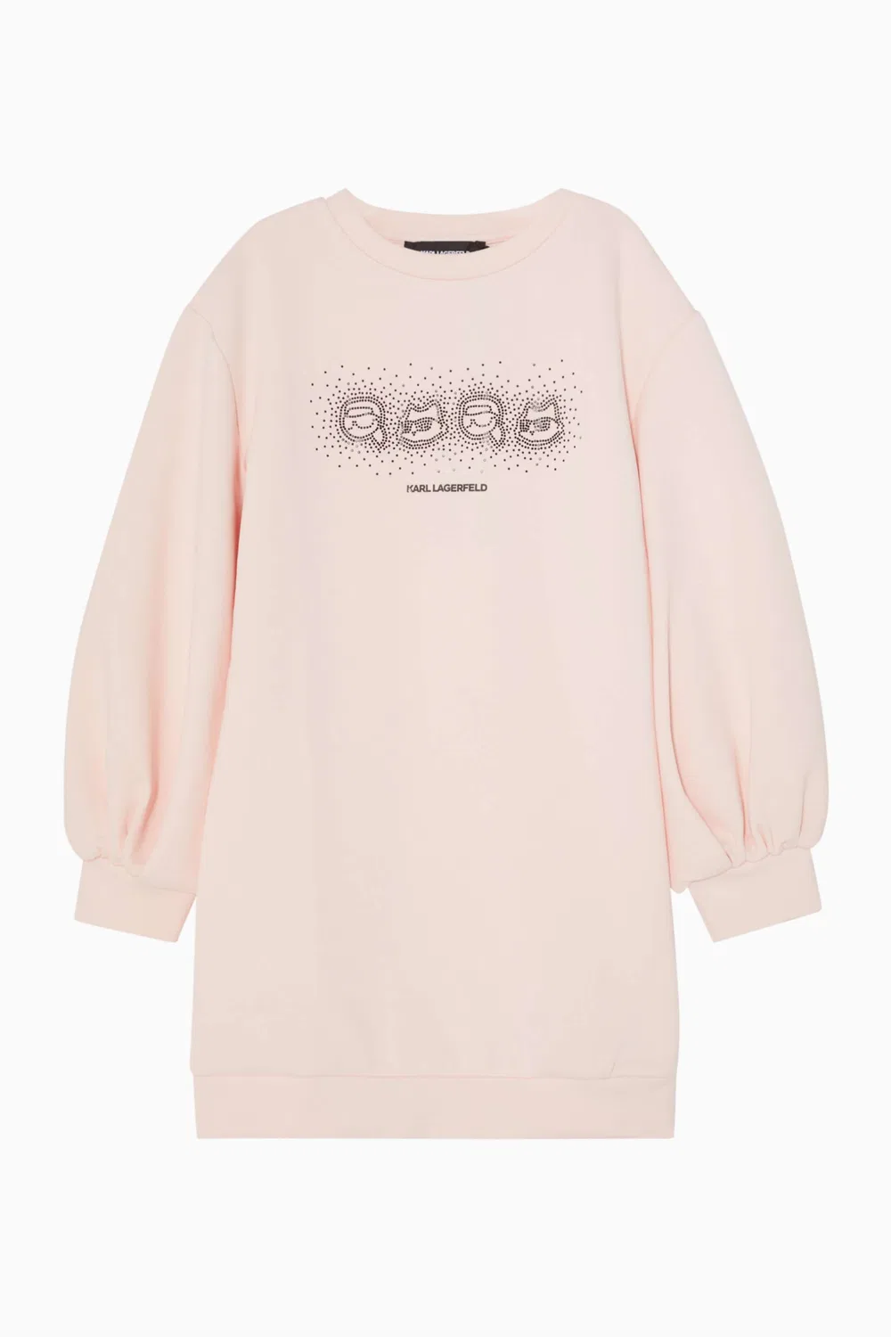 Платье с украшением из стразов Karl Lagerfeld Kids