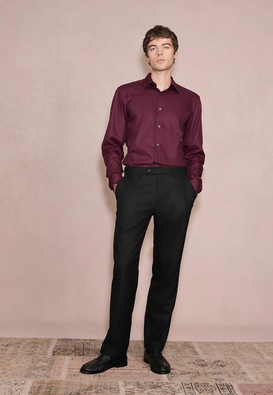 Классическая рубашка Next, Burgundy Red