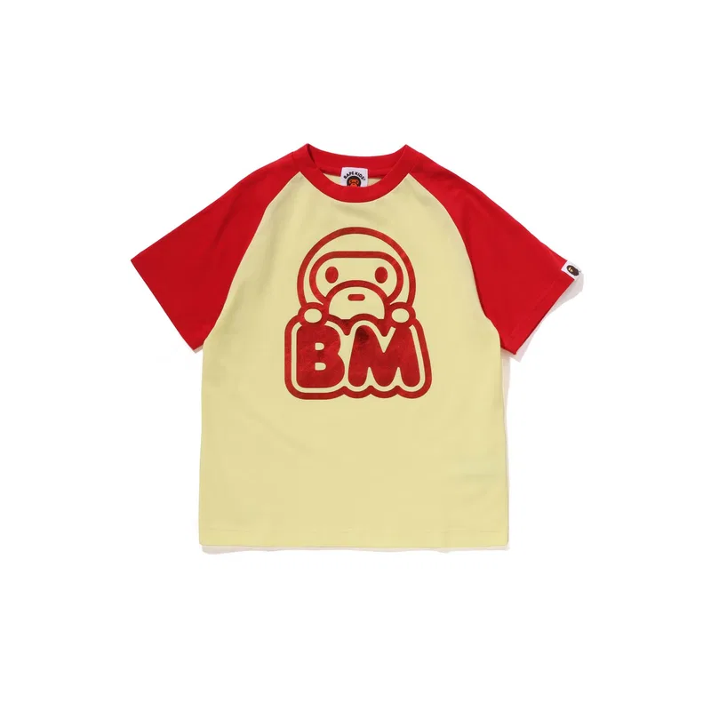 Детская футболка с принтом A BATHING APE, White WHX — фото 3