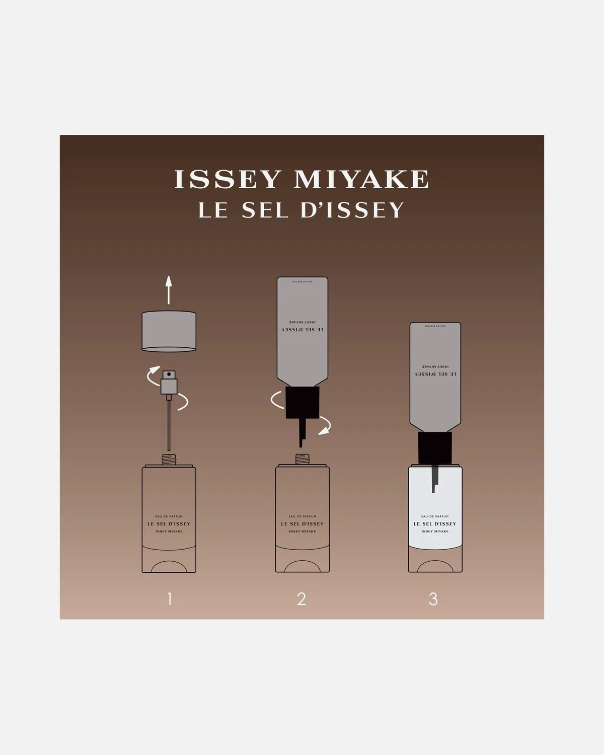 Eau de parfum le sel d'issey Issey Miyake, 150 Ml - Refill — фото 3