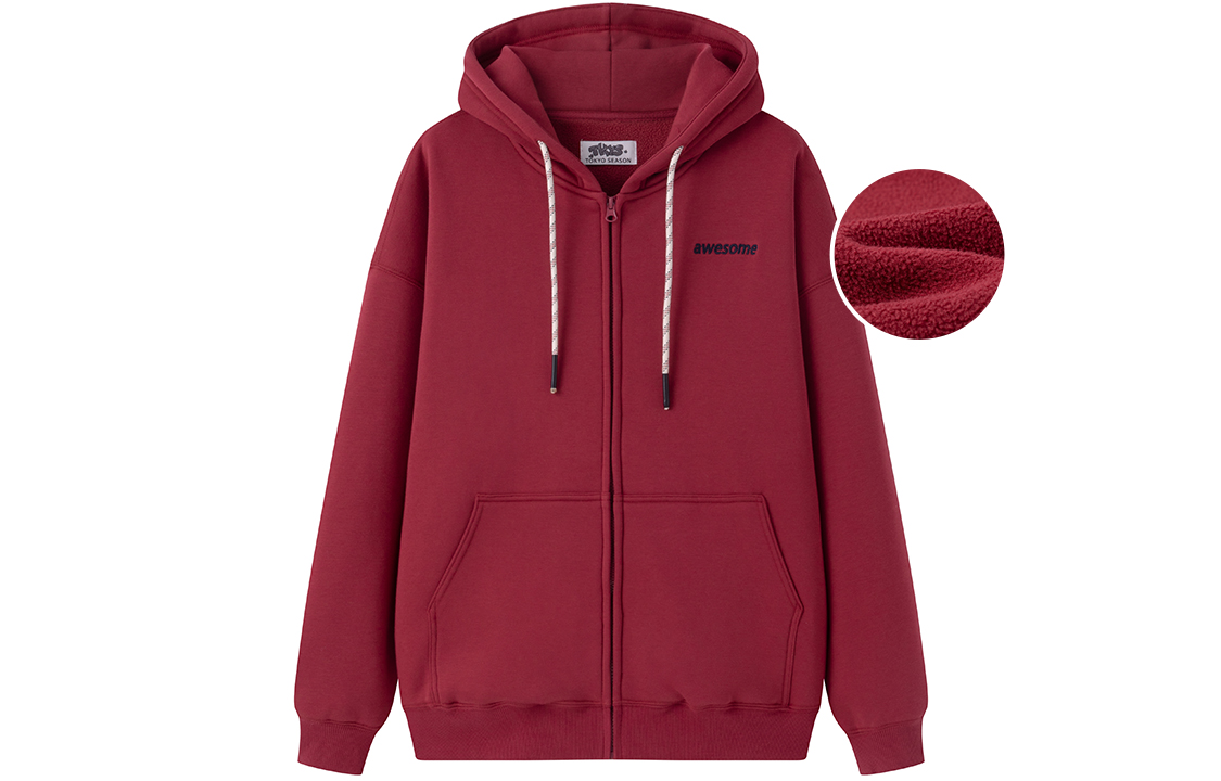 

Толстовка женская Tokyo Season, Small Embroidery Sweatshirt, Brown
