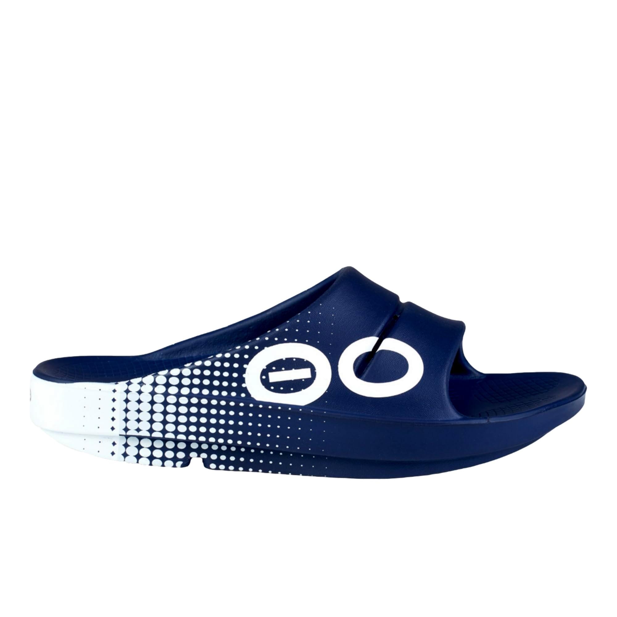 

Мужские спортивные шлепанцы Oofos OOahh Sport Slide Navy Matrix 1500NVMTRX