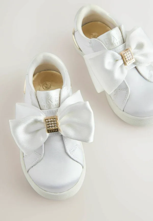 Кроссовки для стрельбы из лука стандартного размера Baker By Ted Baker, Ivory Satin — фото 3