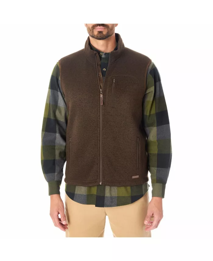 

Мужская флисовая жилетка с подкладкой из шерпы Smith'S Workwear, коричневый