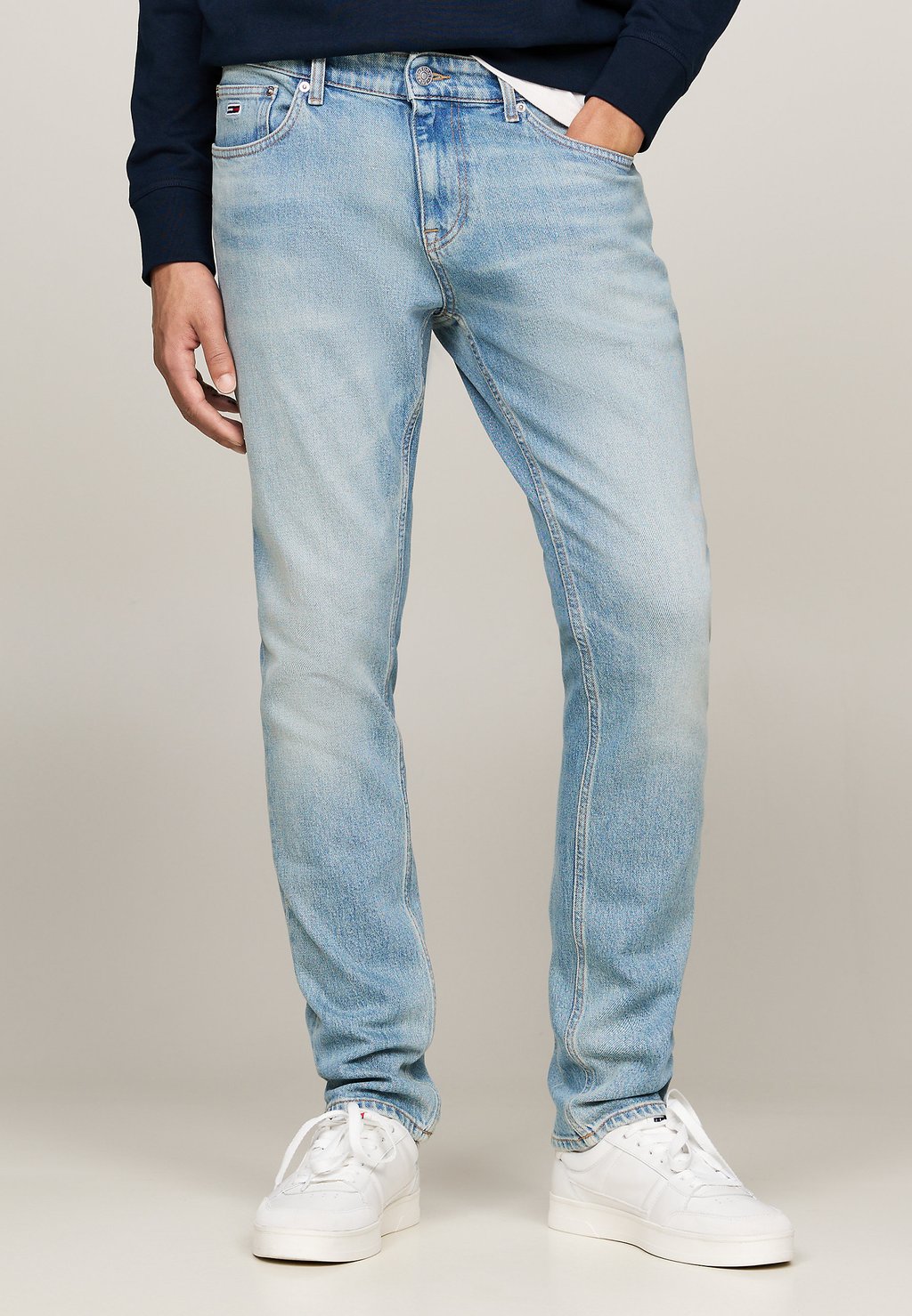 

Джинсы прямого кроя Tommy Jeans, светло-голубой деним