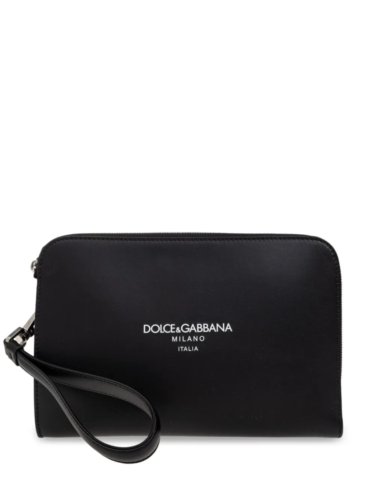 

Кожаная сумка-клатч Dolce & Gabbana, черный