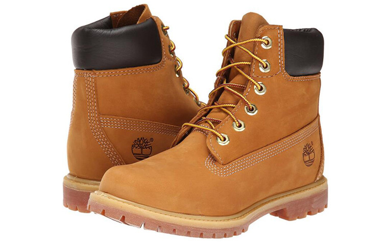 ПРЕМИУМ Коллекция Уличные Ботинки Женские Пшеничные Timberland — фото 2