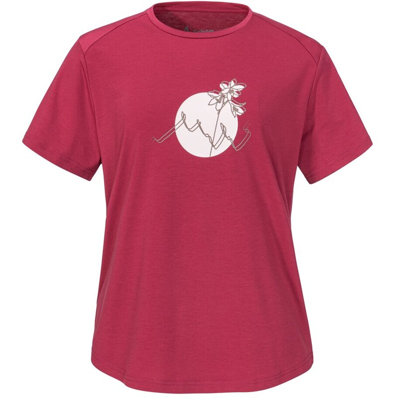 

Shirt t shirt haberspitz l Schöffel, цвет merlot